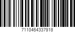Código de barras (EAN, GTIN, SKU, ISBN): '7110464337918'