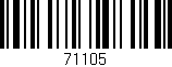 Código de barras (EAN, GTIN, SKU, ISBN): '71105'