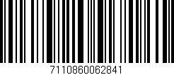 Código de barras (EAN, GTIN, SKU, ISBN): '7110860062841'