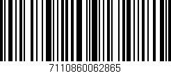 Código de barras (EAN, GTIN, SKU, ISBN): '7110860062865'