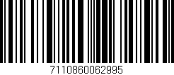 Código de barras (EAN, GTIN, SKU, ISBN): '7110860062995'