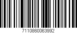 Código de barras (EAN, GTIN, SKU, ISBN): '7110860063992'
