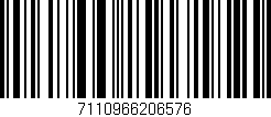 Código de barras (EAN, GTIN, SKU, ISBN): '7110966206576'