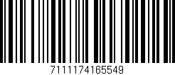 Código de barras (EAN, GTIN, SKU, ISBN): '7111174165549'