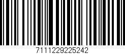Código de barras (EAN, GTIN, SKU, ISBN): '7111229225242'