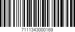 Código de barras (EAN, GTIN, SKU, ISBN): '7111343000169'