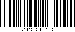 Código de barras (EAN, GTIN, SKU, ISBN): '7111343000176'