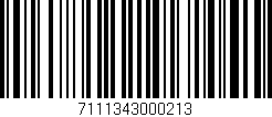 Código de barras (EAN, GTIN, SKU, ISBN): '7111343000213'
