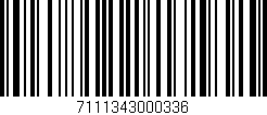 Código de barras (EAN, GTIN, SKU, ISBN): '7111343000336'