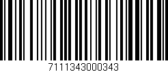 Código de barras (EAN, GTIN, SKU, ISBN): '7111343000343'
