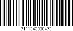Código de barras (EAN, GTIN, SKU, ISBN): '7111343000473'