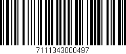 Código de barras (EAN, GTIN, SKU, ISBN): '7111343000497'