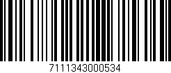 Código de barras (EAN, GTIN, SKU, ISBN): '7111343000534'