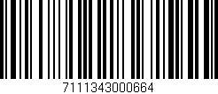 Código de barras (EAN, GTIN, SKU, ISBN): '7111343000664'