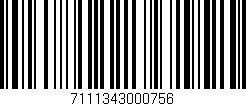 Código de barras (EAN, GTIN, SKU, ISBN): '7111343000756'