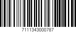 Código de barras (EAN, GTIN, SKU, ISBN): '7111343000787'