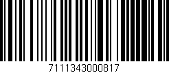 Código de barras (EAN, GTIN, SKU, ISBN): '7111343000817'