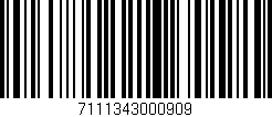 Código de barras (EAN, GTIN, SKU, ISBN): '7111343000909'
