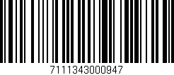 Código de barras (EAN, GTIN, SKU, ISBN): '7111343000947'