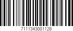 Código de barras (EAN, GTIN, SKU, ISBN): '7111343001128'