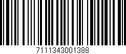 Código de barras (EAN, GTIN, SKU, ISBN): '7111343001388'