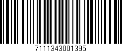 Código de barras (EAN, GTIN, SKU, ISBN): '7111343001395'