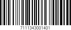 Código de barras (EAN, GTIN, SKU, ISBN): '7111343001401'