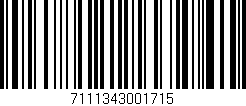 Código de barras (EAN, GTIN, SKU, ISBN): '7111343001715'
