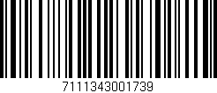 Código de barras (EAN, GTIN, SKU, ISBN): '7111343001739'