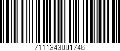 Código de barras (EAN, GTIN, SKU, ISBN): '7111343001746'