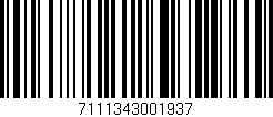 Código de barras (EAN, GTIN, SKU, ISBN): '7111343001937'