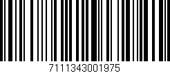 Código de barras (EAN, GTIN, SKU, ISBN): '7111343001975'