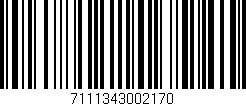 Código de barras (EAN, GTIN, SKU, ISBN): '7111343002170'