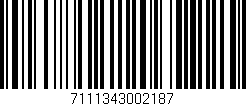 Código de barras (EAN, GTIN, SKU, ISBN): '7111343002187'