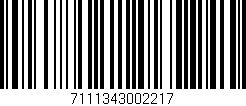 Código de barras (EAN, GTIN, SKU, ISBN): '7111343002217'
