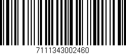 Código de barras (EAN, GTIN, SKU, ISBN): '7111343002460'