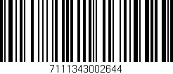 Código de barras (EAN, GTIN, SKU, ISBN): '7111343002644'