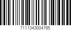 Código de barras (EAN, GTIN, SKU, ISBN): '7111343004785'