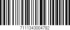 Código de barras (EAN, GTIN, SKU, ISBN): '7111343004792'