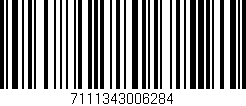 Código de barras (EAN, GTIN, SKU, ISBN): '7111343006284'