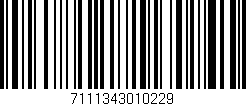 Código de barras (EAN, GTIN, SKU, ISBN): '7111343010229'