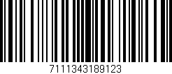Código de barras (EAN, GTIN, SKU, ISBN): '7111343189123'
