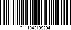Código de barras (EAN, GTIN, SKU, ISBN): '7111343189284'