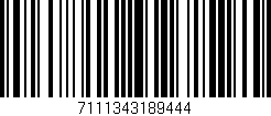 Código de barras (EAN, GTIN, SKU, ISBN): '7111343189444'
