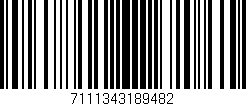 Código de barras (EAN, GTIN, SKU, ISBN): '7111343189482'