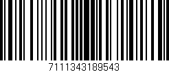 Código de barras (EAN, GTIN, SKU, ISBN): '7111343189543'