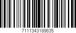 Código de barras (EAN, GTIN, SKU, ISBN): '7111343189635'