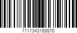 Código de barras (EAN, GTIN, SKU, ISBN): '7111343189970'