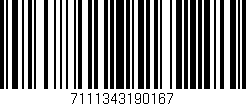Código de barras (EAN, GTIN, SKU, ISBN): '7111343190167'