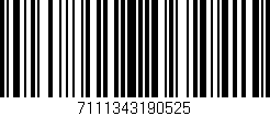 Código de barras (EAN, GTIN, SKU, ISBN): '7111343190525'